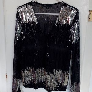 Women's Glitter Shirt Long Sleeve